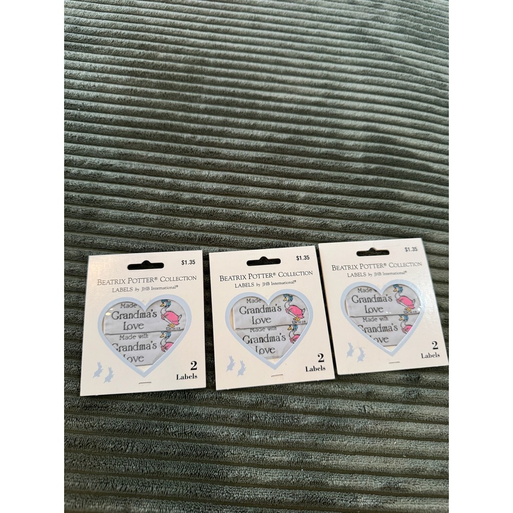 Beatrix Potter‎ Collection Grandma's Love Labels by JHB International 2 Labels